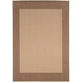 thumbnail image 1 of Couristan 10053000063092T 5 ft. 10 in. x 9 ft. 2 in. Recife Checkered Field Rug - Natural & Cocoa, 1 of 1
