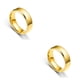 thumbnail image 1 of Qarigey Anillo de banda Unisex, estética nupcial, mujer, hombre, esposa, marido, joyería de mano, vacaciones, regalos diarios, accesorios, Type2 NO2, 1 of 6
