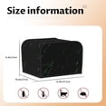 thumbnail image 5 of Fotbe Black Marble for Four Slice Toaster Cover, Fingerprint Protector, Super Soft Appliance Cover And Dust Cover,Bread Dust Cover & Fingerprint Protection, 5 of 7
