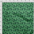 thumbnail image 4 of oneOone Velvet Green Fabric Abstract Floral Sewing Material Print Fabric By The Yard 58 Inch Wide-2rb, 4 of 5