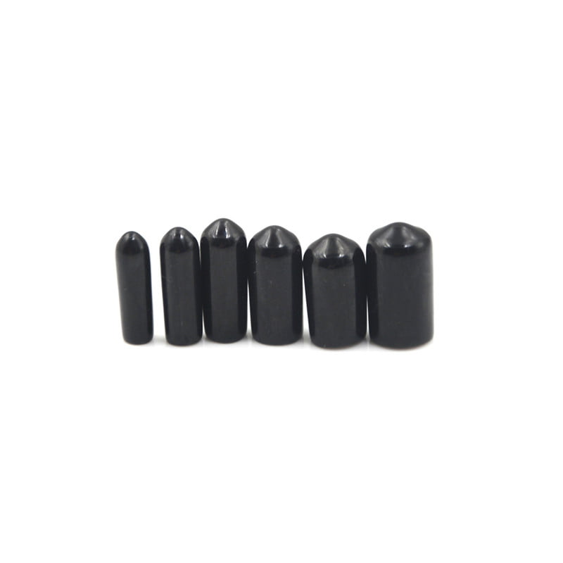 20pcs End Cap Thread Waterproof Cover Vinyl Rubber Steel Pole Tube PipeProtectSE 