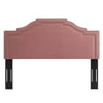 thumbnail image 3 of Modway Lucia King/California King Performance Velvet Headboard in Dusty Rose, 3 of 10