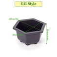 thumbnail image 1 of Imitation Purple Sand Plant Pot Succulent Flower Retro Pot Balcony Square/rectangular/hexagon Pot Tray Bonsai Bowl Garden Decor, 1 of 1