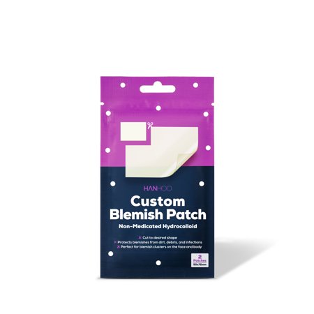 Hanhoo Custom Blemish Patch with Hydrocolloid, Non Medicated, For All Ski Types, Acne Treatment, 2Ct.