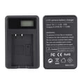 thumbnail image 4 of Camera Battery Charger SEIVI   Camera Battery Single Charger With LCD Display USB Intelligent   Desktop Charger For   E17, 4 of 8
