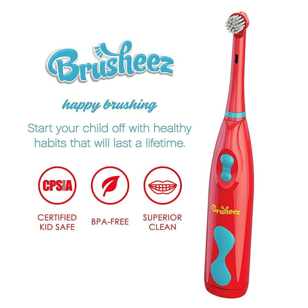brusheez s electric toothbrush set