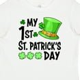 thumbnail image 4 of Inktastic My 1st St. Patrick's Day Green Top Hat and Clovers Boys or Girls Baby T-Shirt, 4 of 5
