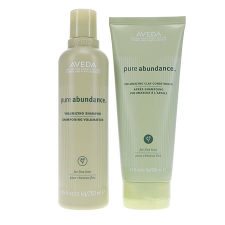 Aveda Pure Abundance Volumizing Shampoo 8.5 oz & Pure Abundance Volumizing Clay Conditioner 6.7 oz Combo Pack