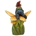 thumbnail image 3 of Design Toscano SH380879 On a Butterfly's Back Garden Statue Gnome, One Size, Multi-Color, 3 of 5