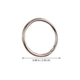 thumbnail image 3 of 24pcs Key Rings Flat Key Rings Metal Keychain Rings DIY Keys Attachment, 3 of 8