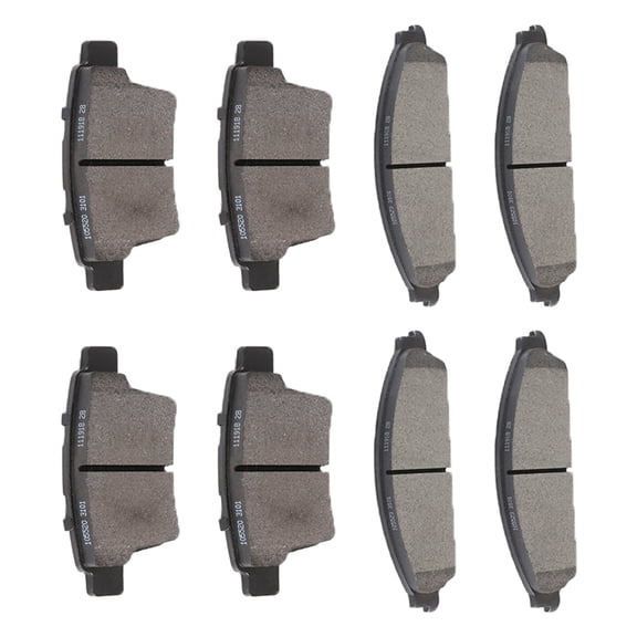 ECCPP 8PCS Ceramic Brake Pads Fits 2006-2009 for Chevy Impala 5.3L 2008-2009 for Buick Allure 5.3L Front Rear Left and Right