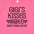 thumbnail image 4 of Inktastic Gigi Kisses Make Everything Better Boys or Girls Baby T-Shirt, 4 of 5