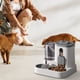 thumbnail image 4 of Comedero y dispensador de agua 2 en 1 Comedero automático Paquete de 2 Gran capacidad Autoalimentación para perros pequeños, medianos, cachorros, gatos y perros Comedero, 4 of 7