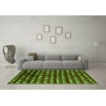 thumbnail image 3 of Ahgly Company Indoor Square Abstract Green Modern Area Rugs, 6' Square, 3 of 4