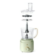 Beautiful 10-Cup Food Processor with Accessories, Sage Green by Drew Barrymore