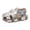 a25-Silver, variant on Kids Sandals Girls Summer Outdoor Non-slip Athletic Sandals Closed Toe Adjustable Sandal Lightweight Shoes for Toddler/Little Kid(Silver,9)
