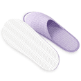 thumbnail image 4 of Bulk 48 Pairs Coral Non Slip Disposable Slippers Wholesale Bulk Hotel Slippers for Guests, Multicolor Reusable House Slippers, Indoor, Bathroom, Bedroom, Travel Slippers for Women, Men, Unisex, 4 of 6
