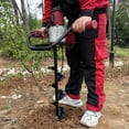 thumbnail image 2 of 1500W Electric Post Hole Digger, 1.6 HP, Adjustable Speed, 2 Drill Bits, Extension Rod, Ergonomic Handles, High Efficiency for Fence, Mailbox, and Tree Planting, 2 of 12