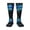 3 Black, variant on Womens Blue Neon Paint Splatter Knee High Socks Comfy Thermal Boot Long Socks