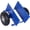 Blue, variant on 600lb Panel Dolly with 10in. Pneumatic Wheels, Heavy Duty Metal Dolly for Moving Doors and Panels, Adjustable Clamp Grip, Black Alloy Steel