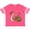 Football Pink and White, variant on Cute and Cuddly Ball Python Snake Boys or Girls Toddler T-Shirt