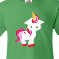 thumbnail image 4 of Inktastic Cute Little Unicorn With Red And Pink Mane, Hearts Youth T-Shirt, 4 of 5