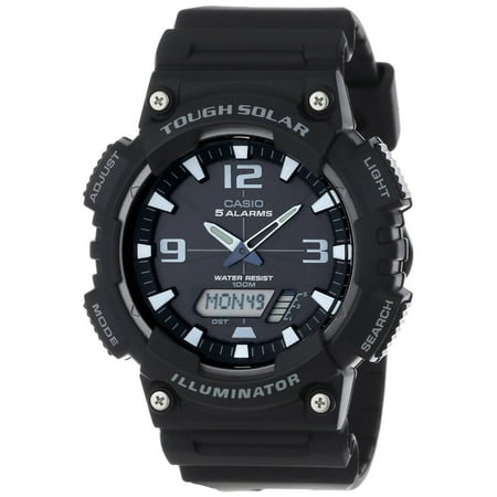 Men's Solar Sport Combination Watch, Black (Best Solar Watches For Men)