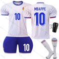 thumbnail image 1 of 2425 French Away European Cup Jersey No. 10 Mbapi Football Clothes 7 Girizman 9 Giloo Team Uniform, 1 of 9