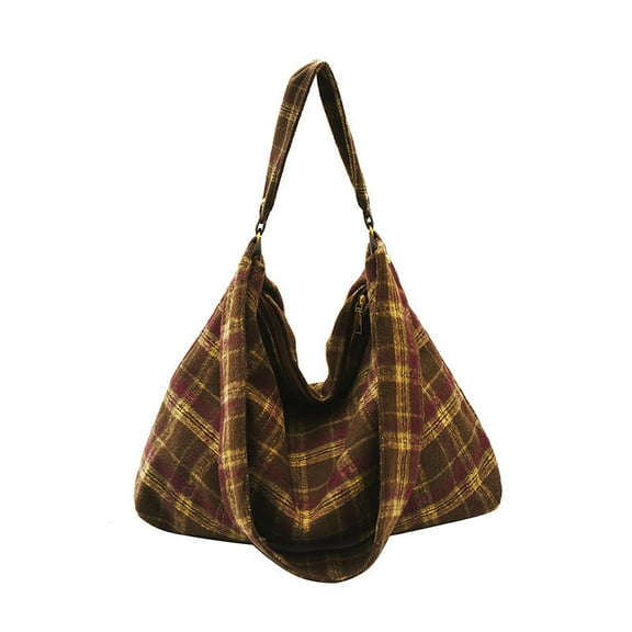 SPEKSEE Women Plaid Underarm Shoulder Bag for Work Daily Use