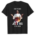 thumbnail image 4 of 250 Anniversary USA Shirt American Falg Print Short Sleeve 250th Birthday T-Shirt 1776-2026 4th of July Tops for Women, 4 of 4