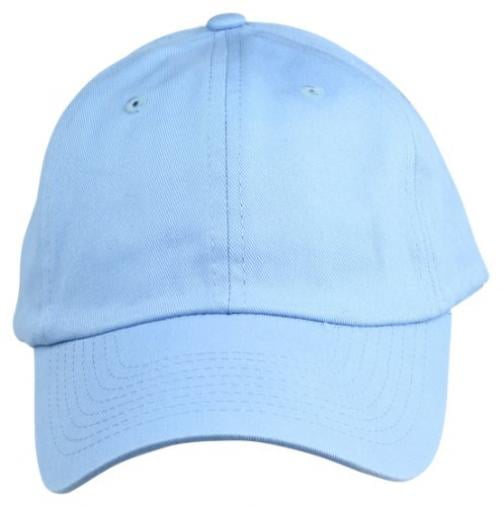 plain blue cap