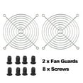 thumbnail image 5 of Pano-Mounts 120mm 24V DC Fan High Speed 4Pin PWM PC Case Fan CPU Computer  Cooling Fan with Metal Guard Grill 2-Pack, 5 of 5