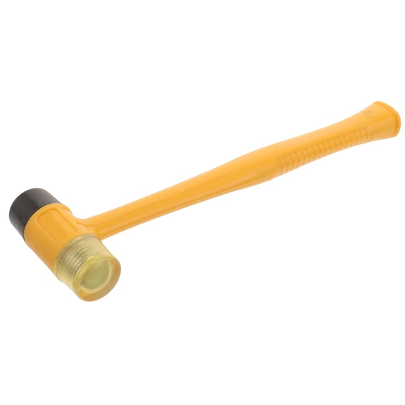 Hytrove 1Set Yellow Plastic Dual Head Hammer for Jewelry Making Hardware Assembly