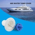 thumbnail image 2 of Electronicheart Sortie Plastique Bouchon Durable Couvercle du Réservoir d'Eau Stabilisé Remplissage d'Entrée Marine Camping-Car Remplacement Raccords Pièces Noir Blanc, 2 of 6