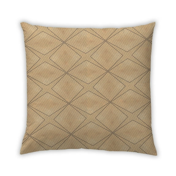 Ahgly Company Indoor Square Contemporary Throw Pillow, 18 inch by 18 inch