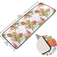 thumbnail image 2 of Dreamtimes Watercolor Floral Parrot Hallway Runner Rug 2'x6' Kitchen Rug with Rubber Backing Tropical Berry Spring Non Slip Entryway Rug Runner Washable Soft Area Rug for Hallway Bedroom Kitchen Decor, 2 of 6