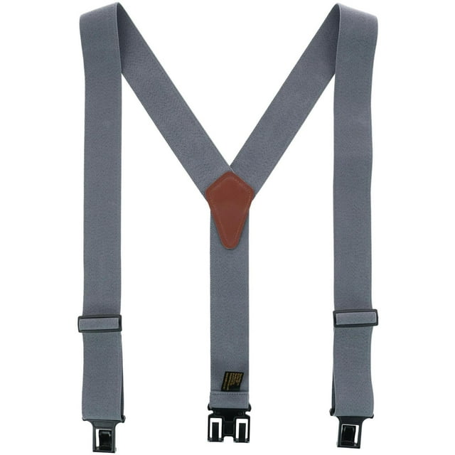 Perry Products SN200 Bretelles à Clip 2 Po pour Hommes - Gris, Grand