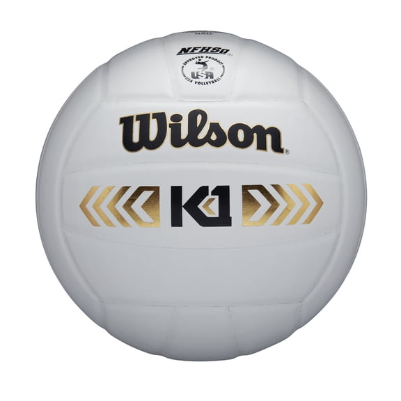 Wilson K1 Gold Volleyball, White