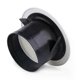 thumbnail image 4 of 1pc ABS Ceiling Wall Air Ventilation Cover Round Ducting Air Vent Grille Louver 75/100/125/150/200mm Kitchen Bath Air Outlet, 4 of 5