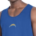 thumbnail image 4 of Men's MSX by Michael Strahan  Royal Los Angeles Chargers Energy Scoop Neck Tank Top, 4 of 5