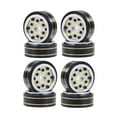 thumbnail image 4 of BELOVING Roue de Pneu 1/18 en Laiton pour Voiture RC Crawler 1/24 SCX24 DIY argent, 4 of 10