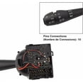 thumbnail image 3 of Lojalitet Comodo Duster Commodo para Dacia Duster Dokker Sandero Lodgy Dokker Clio Logan 8201167988 Interruptor de columna de dirección Interruptor de control del volante Señal de giro 255405056R, 3 of 5