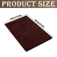 thumbnail image 2 of Soft Plush Shower Mat, 20X30 Inch Microfiber Bathroom Rug with 1-Inch Shag Pile, Absorbent And Quick-Drying, Non-Slip Backing, Machine Washable & Dryable for Home, 15.75" X 23.6", 2 of 2