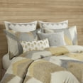 thumbnail image 3 of INK+IVY Alpine Geometric 3-Piece Full/Queen Reversible Cotton Ikat Print Comforter Set, Yellow, 3 of 8
