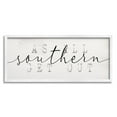 thumbnail image 5 of Stupell Industries Southern As All Get Out Phrase Typography Arrangement Typography Painting Black Framed Art Print Wall Art, 10 x 24, 5 of 5