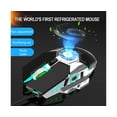 thumbnail image 4 of G22 Wired Mouse Sensitive Anti-skid with Cooling Fan 6400DPI Plug Play Gaming Mouse for Desktop - Black, 4 of 5