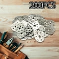 thumbnail image 6 of SunniMix 200 Pieces Gaskets Pin Fasteners Flat Washers for Screws and Nail Six Hole, 6 of 8