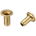 thumbnail image 1 of Unique Bargains Hollow Rivet,2mm x 4mm Through Hole Copper Hollow Rivets Grommets Double-sided Circuit Board PCB 200 Pcs, 1 of 3