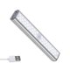 thumbnail image 2 of Debajo de las luces del gabinete Barra LED 680lm Motion Sensor Sensor Lámparas USB Tubo Cuerpo Humano Inducción 180 ° Dormitorio Noche Iluminación Hotel Blanco Luz 46led Methold HA011863-02B, 2 of 7