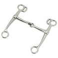 thumbnail image 2 of Horse Snaffle Bit, Horse Mouth Bit Practical Sturdy Wear Resistant 125mm Stainless Steel Reliable For Training, 2 of 8